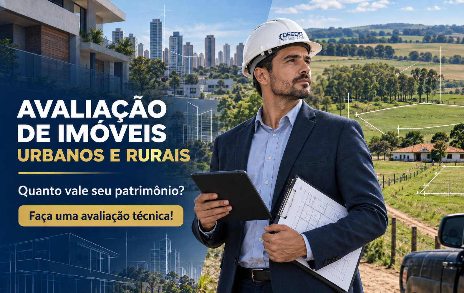 AVALIAÇÃO DE IMÓVEIS URBANOS E RURAIS: QUANTO VALE SEU PATRIMÔNIO? FAÇA UMA AVALIAÇÃO TÉCNICA!