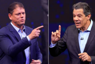 Datafolha: Tarcísio chega a 49% e Haddad tem 29% na disputa pelo governo de SP