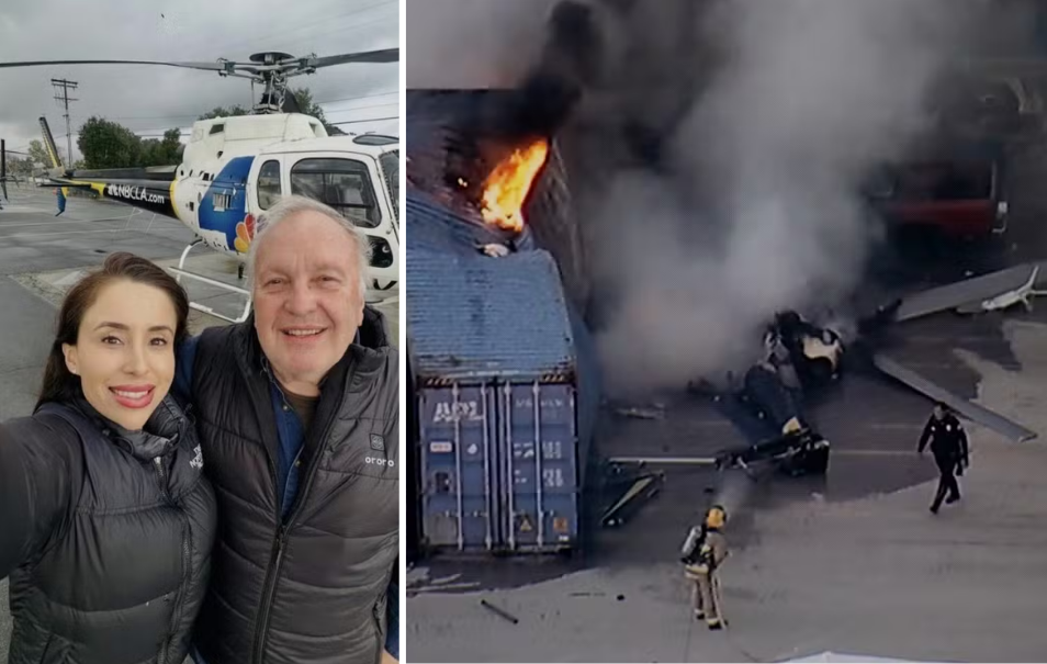 Jornalista morre em queda de helicóptero durante cobertura ao vivo de acidente em Los Angeles