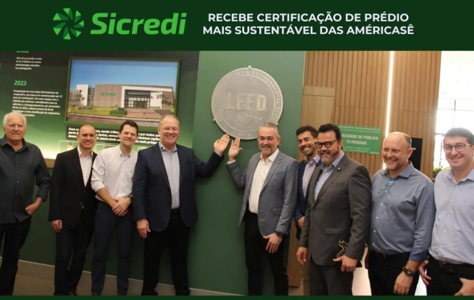 Sede da Sicredi Vale do Piquiri Abcd PR/SP é reconhecida como a mais sustentável das Américas