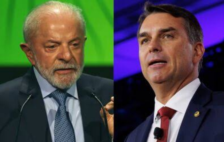 Quaest aponta empate entre Lula e Flávio Bolsonaro em cenário de segundo turno