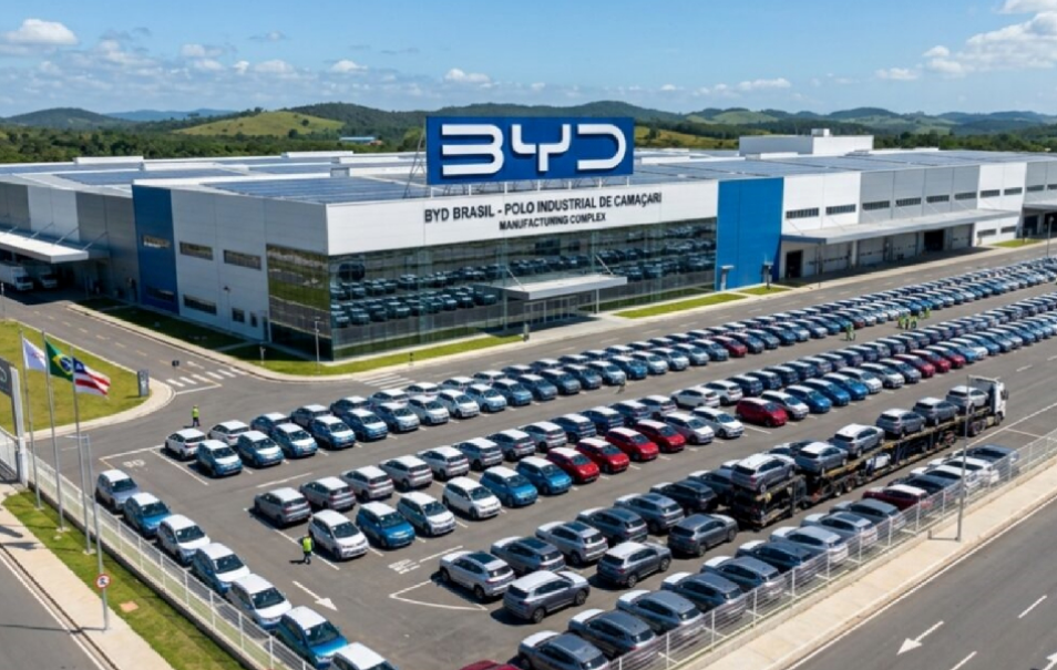 BYD quer dobrar capacidade de fábrica na Bahia para 600 mil carros por ano