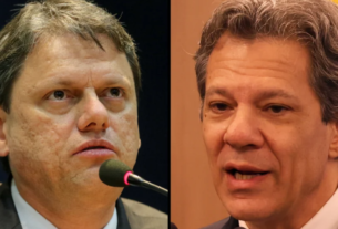Tarcísio tem 50% e Haddad 33% na disputa pelo governo de SP, aponta Datafolha
